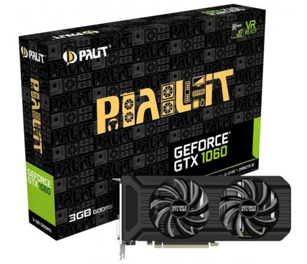 Palit GeForce GTX 1060 Dual 3GB GDDR5